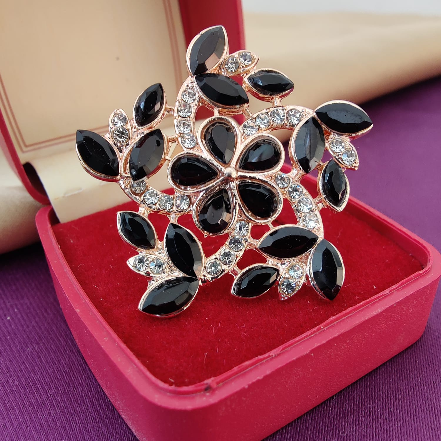 Buy Bollywood Oxidized Silver Plated Light Weight Party Wear Statement  Finger Big Ring for Women, German Silver Indian Wedding Wear Jewelery  Online in India - Etsy